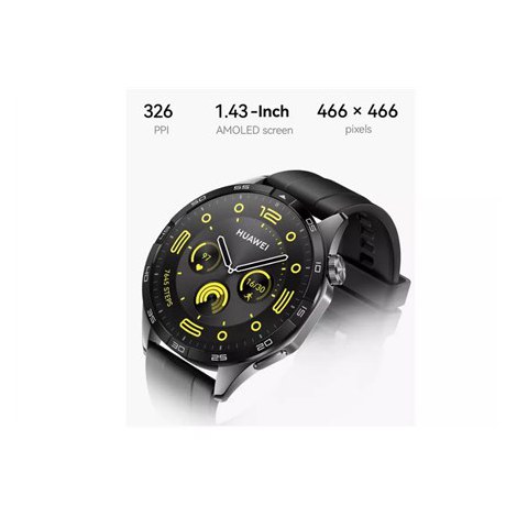 Huawei Watch GT | 4 | 4 | Smart watch | Smart watch | Stainless steel | 46 mm | 46 mm | Black | Dustproof | Waterproof - 3